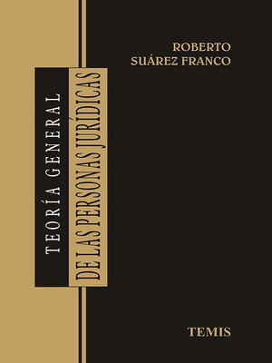 cover image of Teoría general de las personas jurídicas